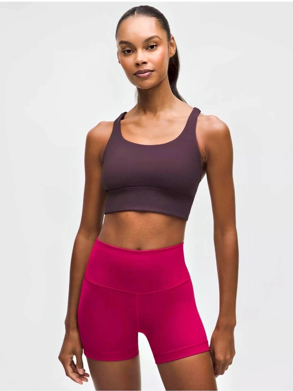 NWT lululemon Energy Bra Long Line Sports Bra Plum